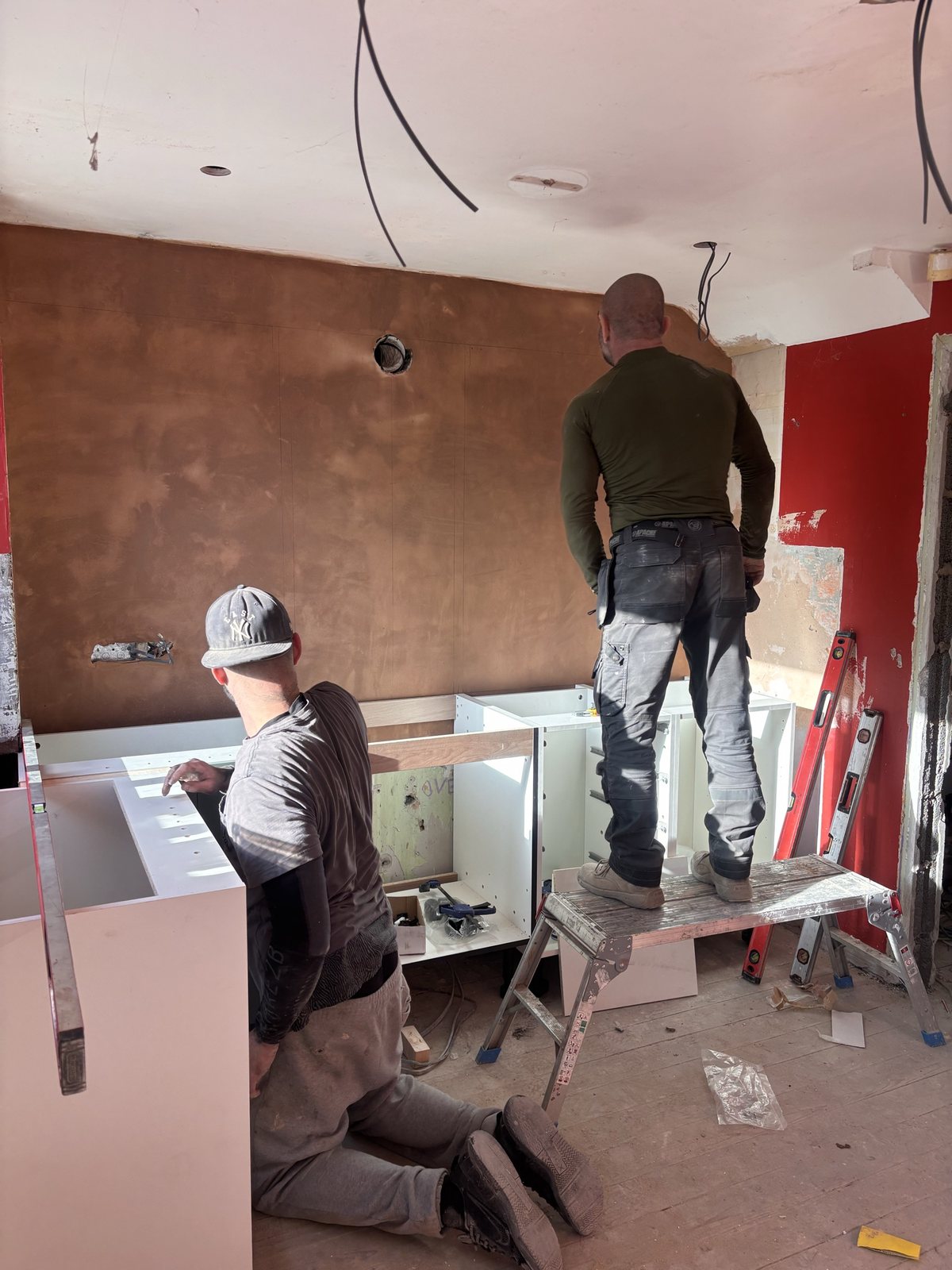 Black Oak Projects team working together on site